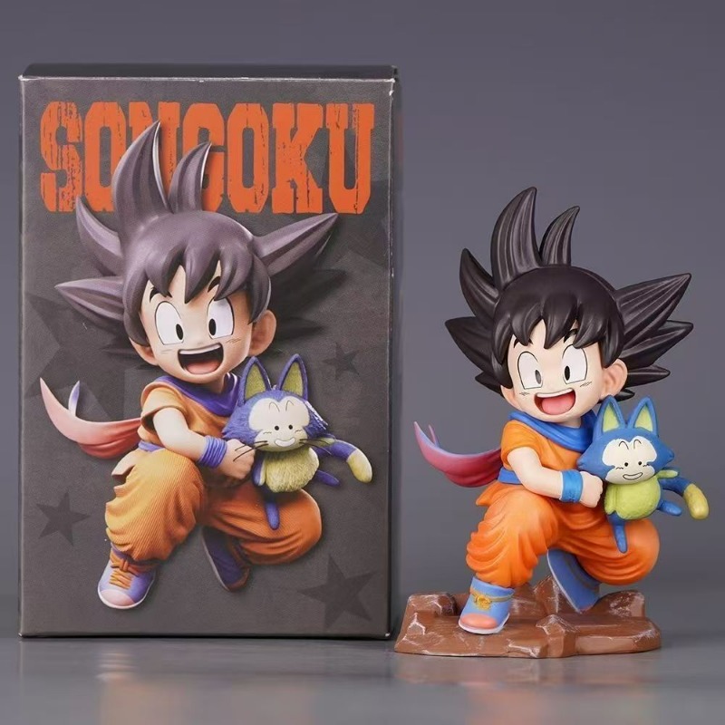 Ornament Ball Set - Figura Q Version do Goku e