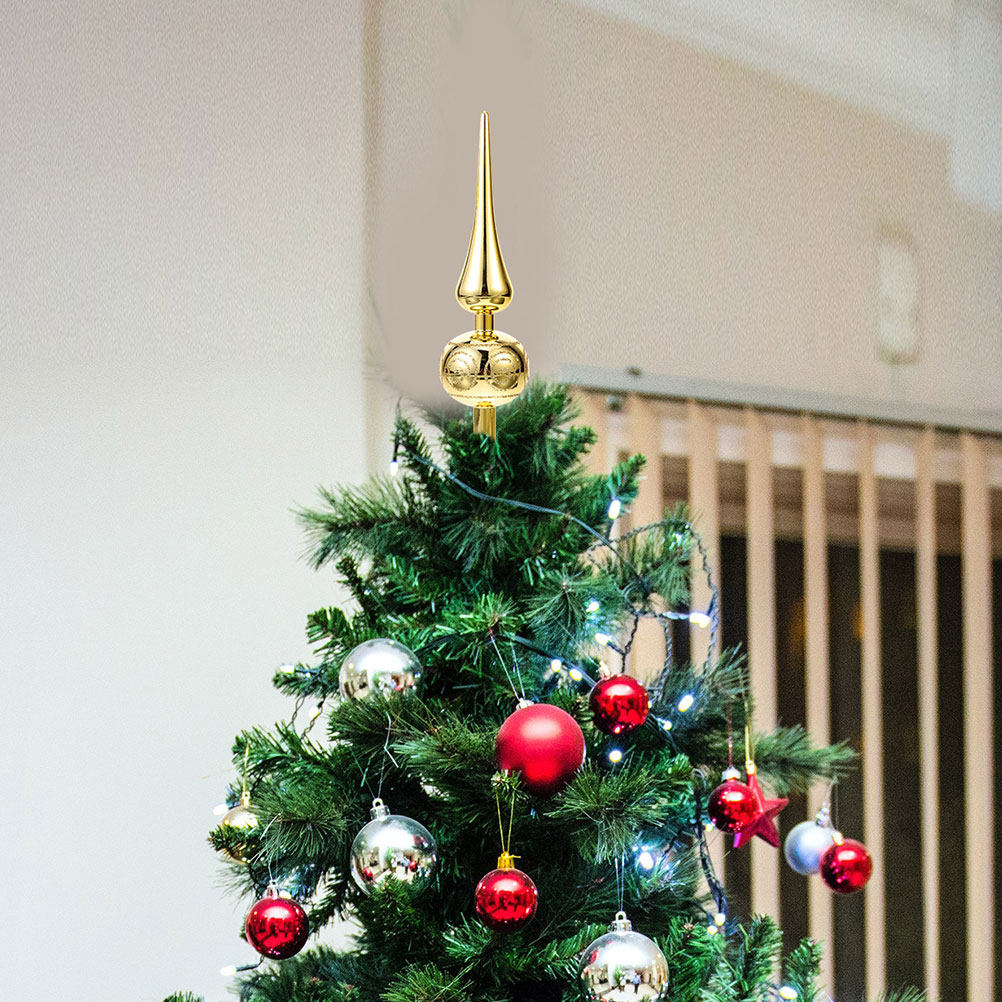 Star Tree Topper - 2 Peças de Estrela Elegante para