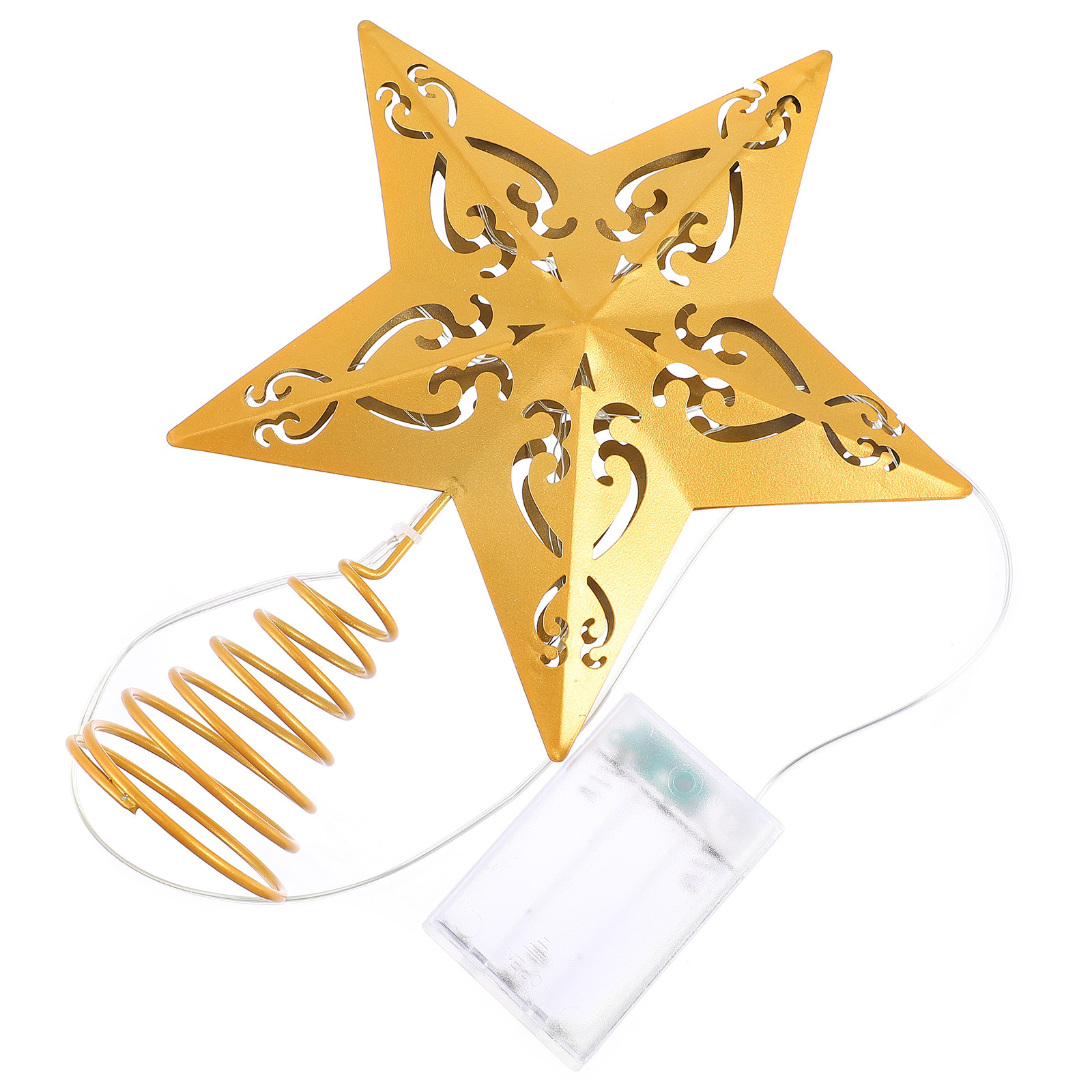 Star Tree Topper - 1 Peça de Enfeite de Estrela