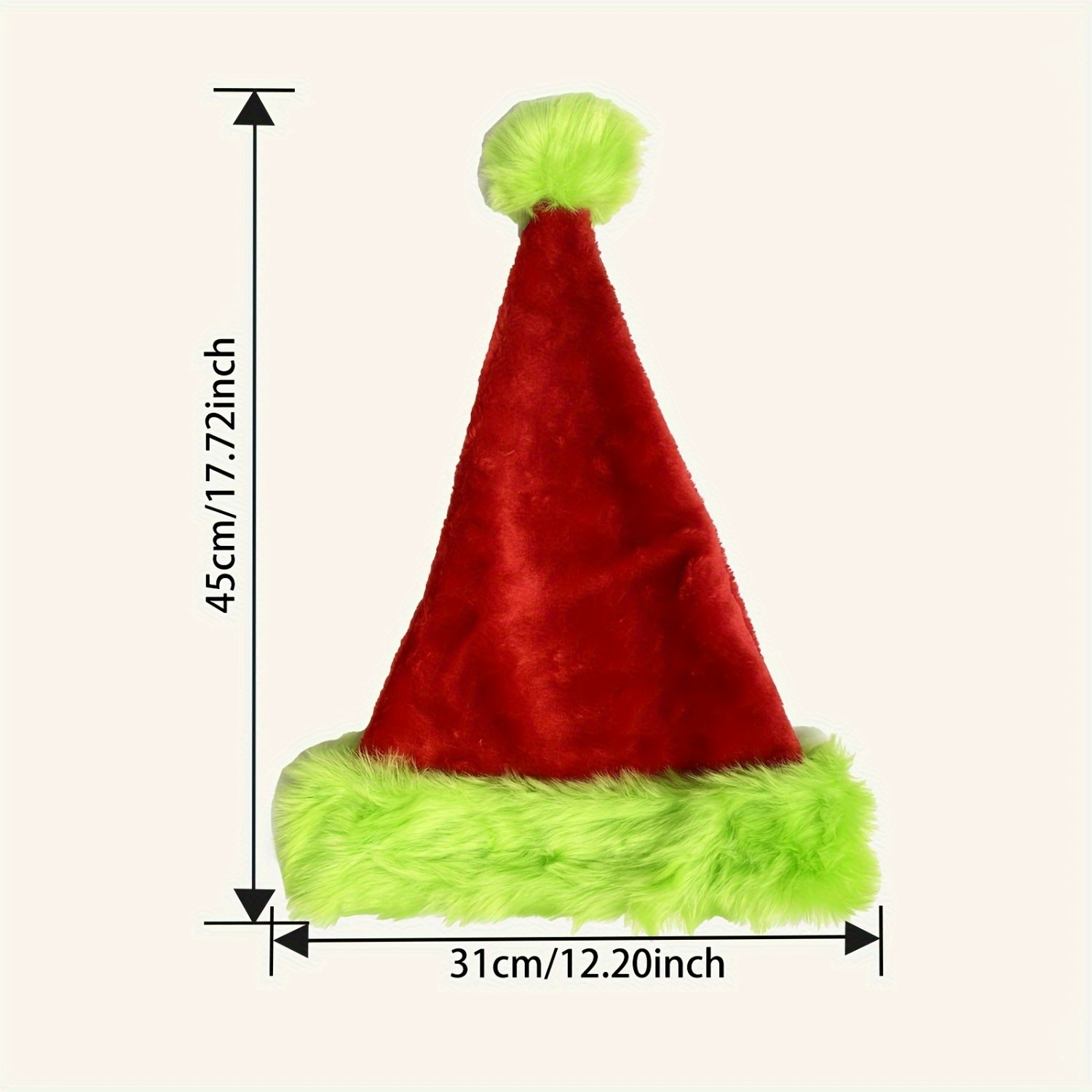 Chapéu de Papai Noel Vermelho  - Santa Hat Plush avaliação e preço