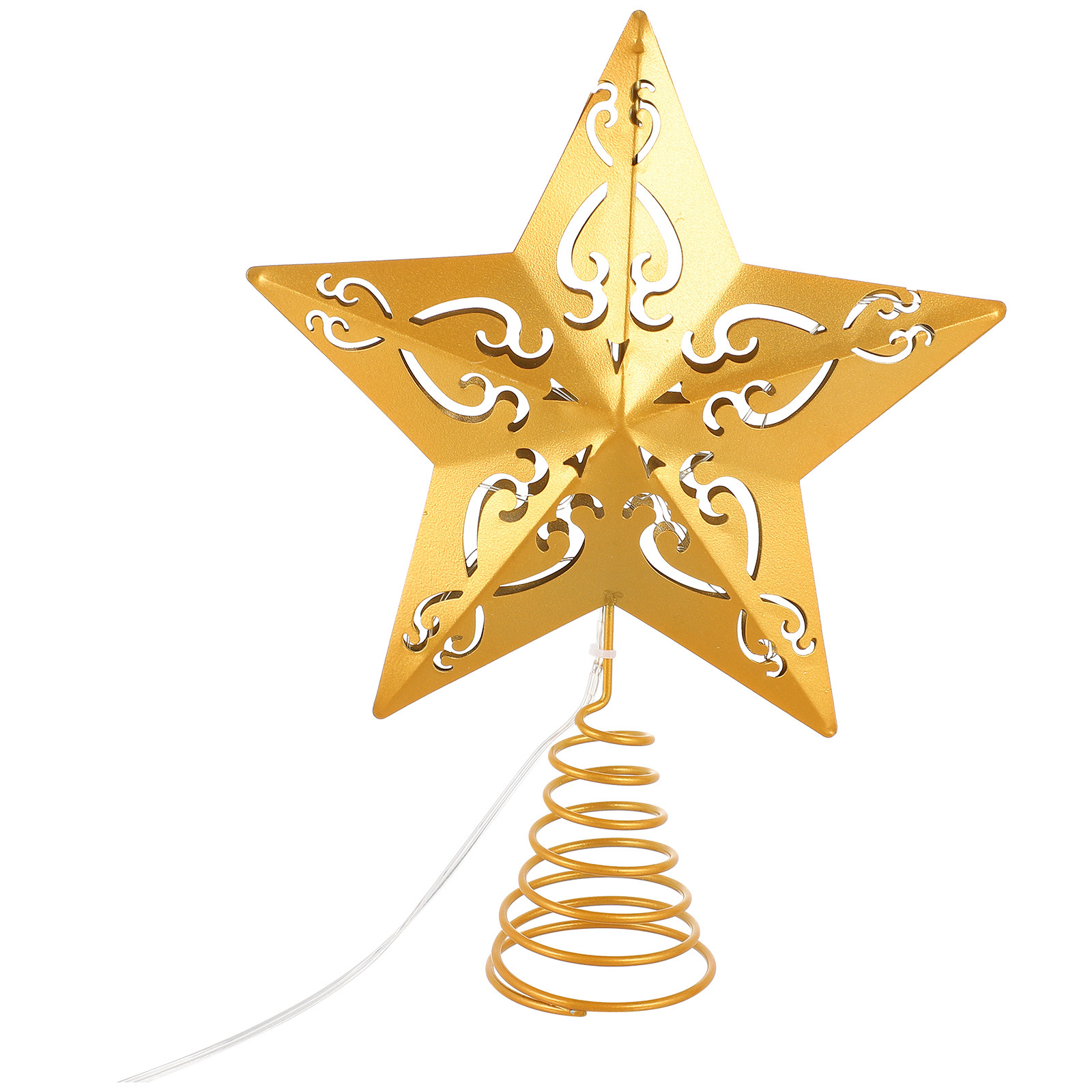 1 Peça de Enfeite de Estrela D - Star Tree Topper avaliação e preço