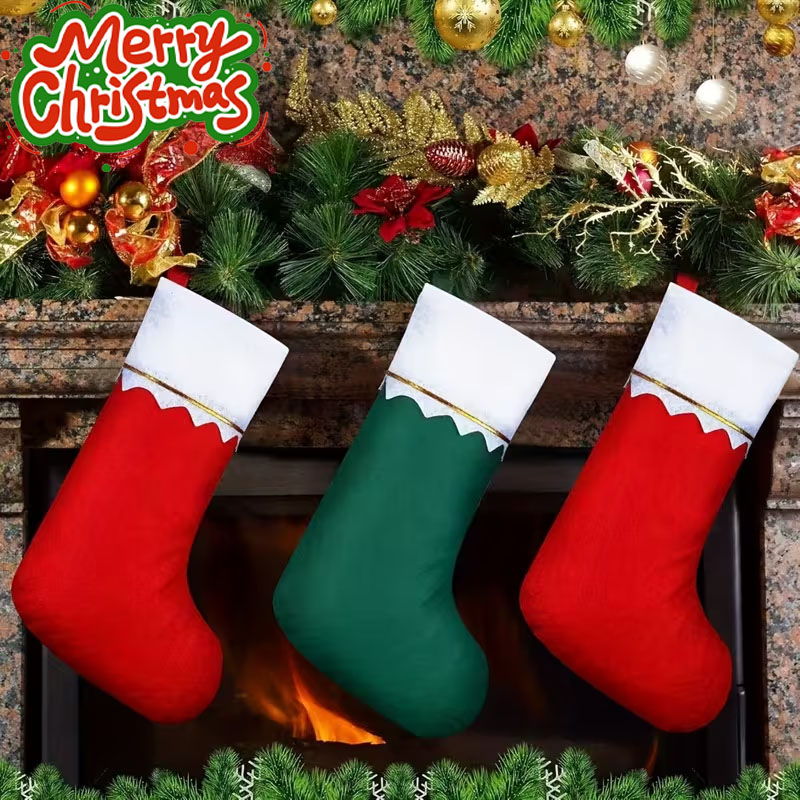 Conjunto de 12-24 Meias de Nat - Christmas Stocking Hanging avaliação e preço
