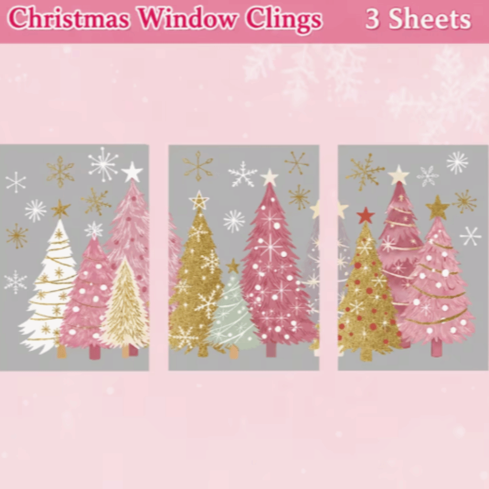 Adesivos Estáticos de Natal pa - Snowflake Window Decal avaliação e preço