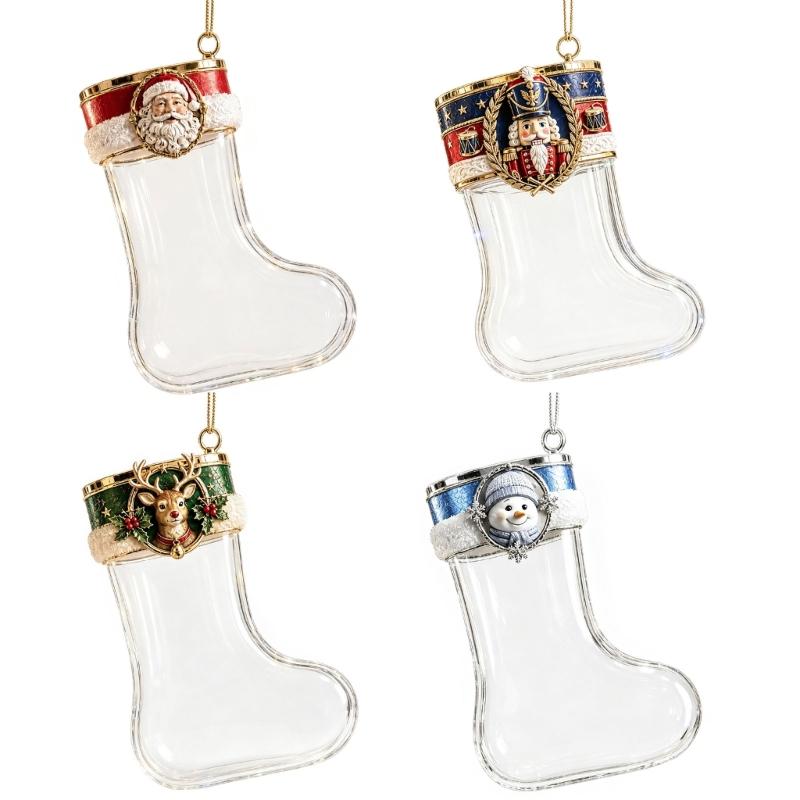 Enfeite meia preenchível com e - Christmas Stocking Hanging avaliação e preço