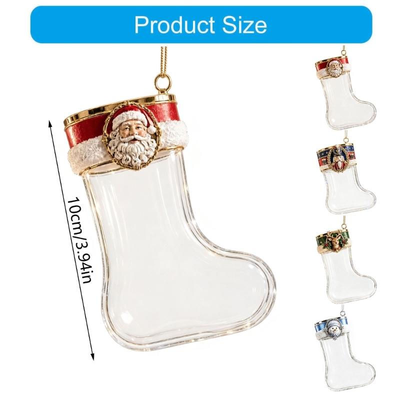 Enfeite meia preenchível com e - Christmas Stocking Hanging avaliação e preço